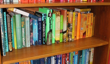 You can find lots of colourful bargain books on our shelves at our Finchley Road shop