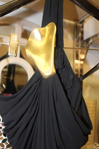 Gold_buckle_detail_on__donnakaren_black_fitted_dress____38_at__bromptonroad_thumb