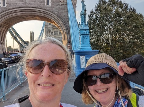 Mary and Jane Thames bridge 2023